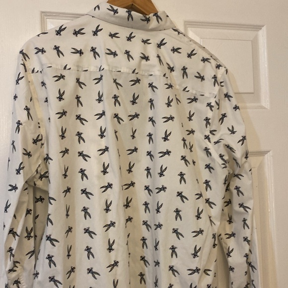 Bugs bunny men’s button down long sleeve - Picture 4 of 4